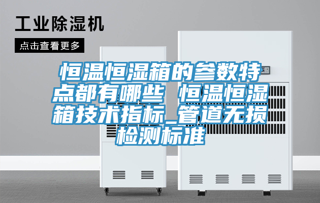 恒溫恒濕箱的參數特點都有哪些 恒溫恒濕箱技術指標_管道無損檢測標準