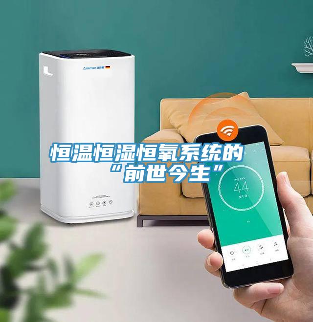 恒溫恒濕恒氧系統的“前世今生”
