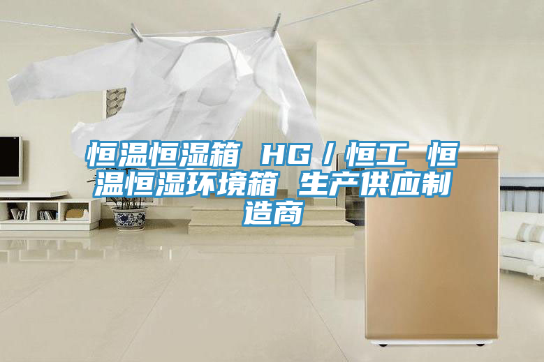 恒溫恒濕箱 HG／恒工 恒溫恒濕環境箱 生產供應制造商