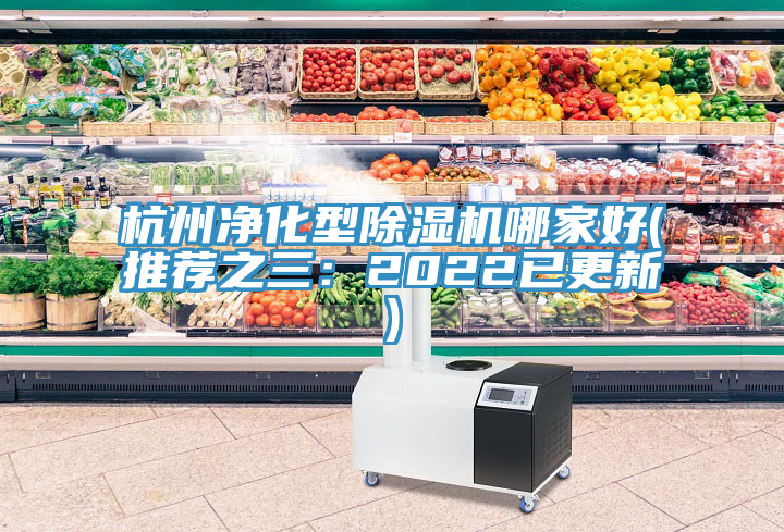 杭州凈化型除濕機哪家好(推薦之三：2022已更新)