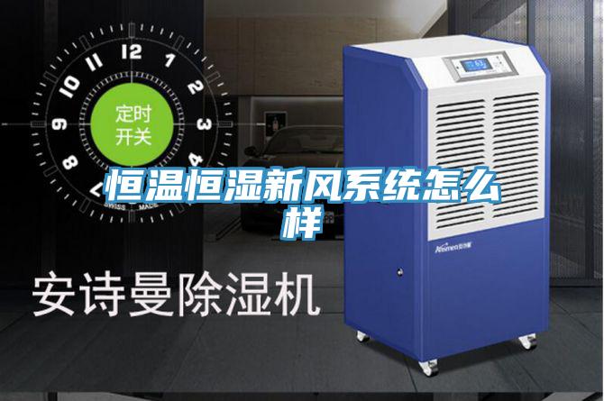 恒溫恒濕新風系統怎么樣