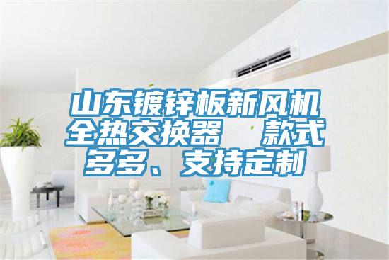 山東鍍鋅板新風(fēng)機(jī)全熱交換器 款式多多、支持定制