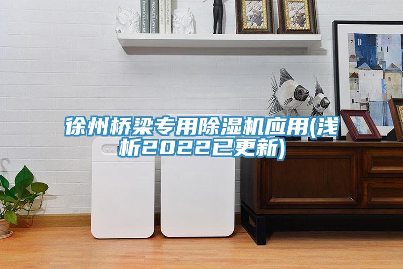 徐州橋梁專用除濕機應用(淺析2022已更新)