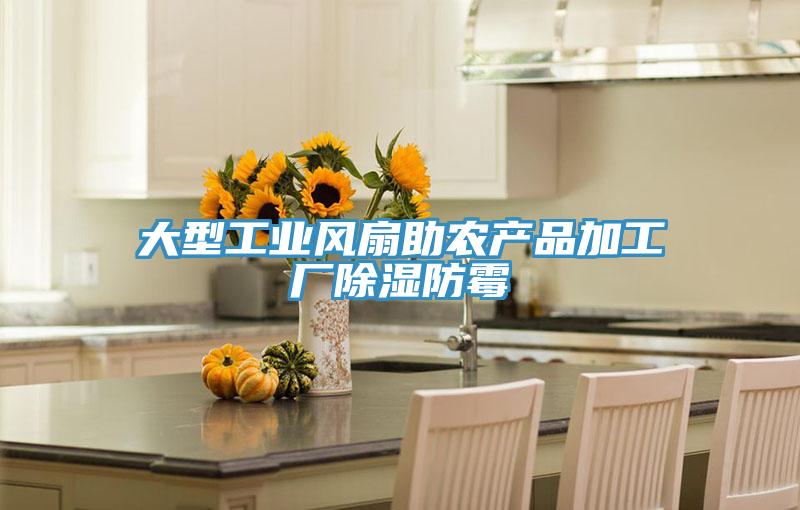 大型工業風扇助農產品加工廠除濕防霉