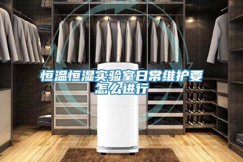 恒溫恒濕實驗室日常維護要怎么進行