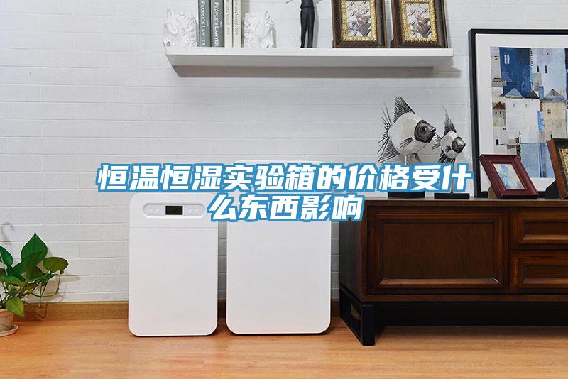 恒溫恒濕實驗箱的價格受什么東西影響