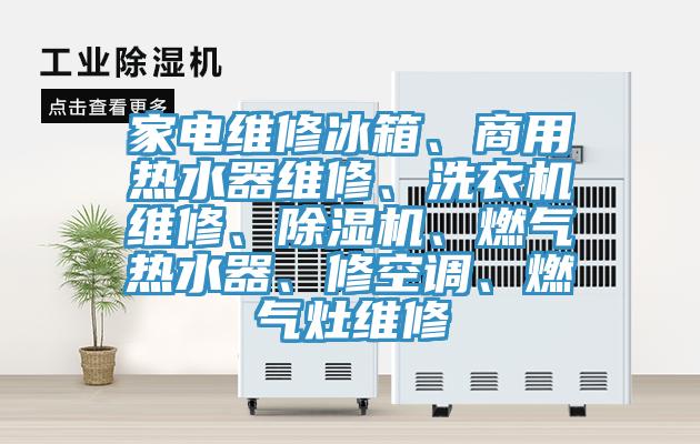 家電維修冰箱、商用熱水器維修、洗衣機維修、除濕機、燃氣熱水器、修空調、燃氣灶維修