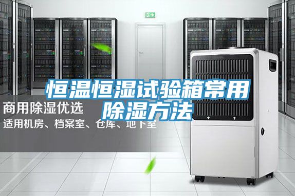 恒溫恒濕試驗箱常用除濕方法