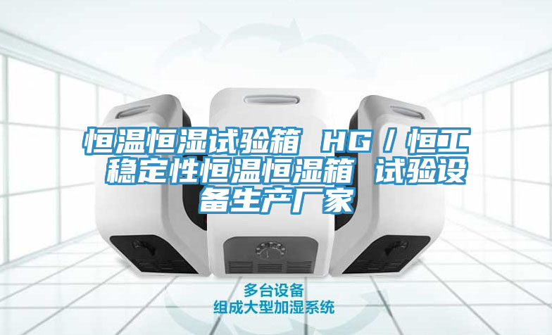 恒溫恒濕試驗箱 HG/恒工 穩定性恒溫恒濕箱 試驗設備生產廠家