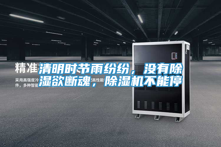 清明時(shí)節(jié)雨紛紛，沒有除濕欲斷魂，除濕機(jī)不能停