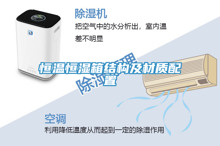 恒溫恒濕箱結構及材質配置