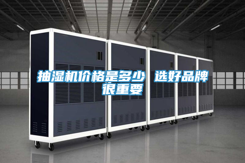 抽濕機價格是多少 選好品牌很重要
