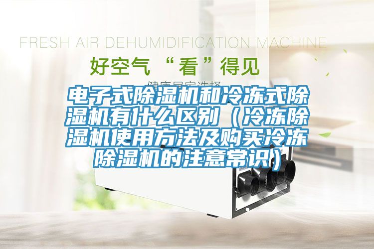 電子式除濕機和冷凍式除濕機有什么區別（冷凍除濕機使用方法及購買冷凍除濕機的注意常識）