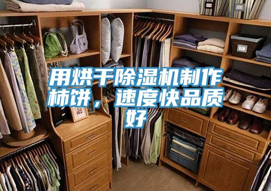 用烘干除濕機制作柿餅，速度快品質好