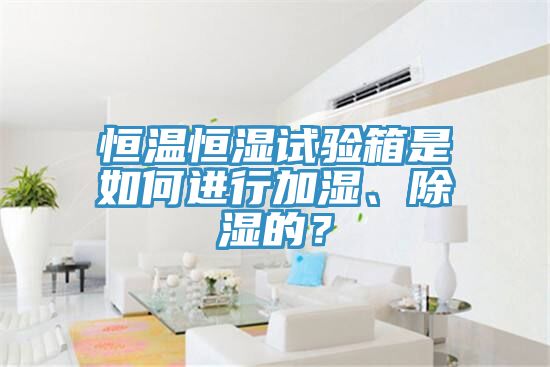 恒溫恒濕試驗箱是如何進行加濕、除濕的？