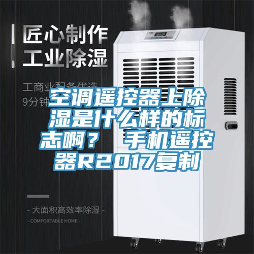 空調(diào)遙控器上除濕是什么樣的標(biāo)志啊？ 手機(jī)遙控器R2017復(fù)制