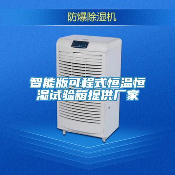 智能版可程式恒溫恒濕試驗箱提供廠家