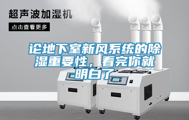 論地下室新風(fēng)系統(tǒng)的除濕重要性，看完你就明白了