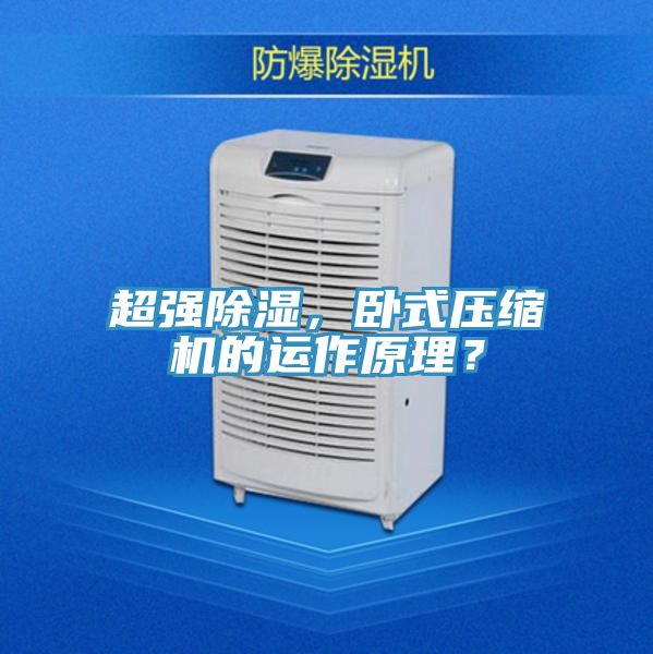 超強除濕，臥式壓縮機的運作原理？