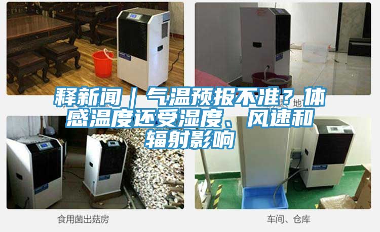 釋新聞｜氣溫預(yù)報不準？體感溫度還受濕度、風速和輻射影響