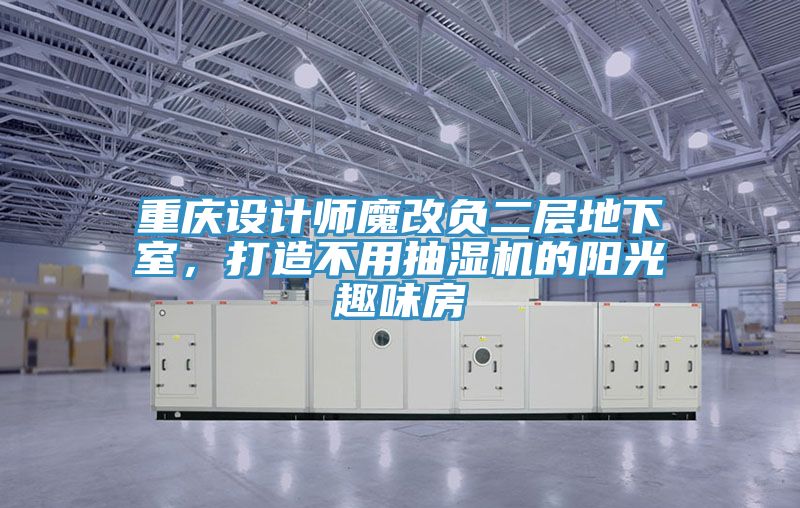 重慶設計師魔改負二層地下室，打造不用抽濕機的陽光趣味房