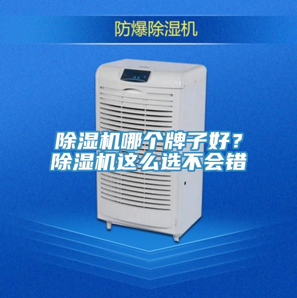 除濕機哪個牌子好？除濕機這么選不會錯