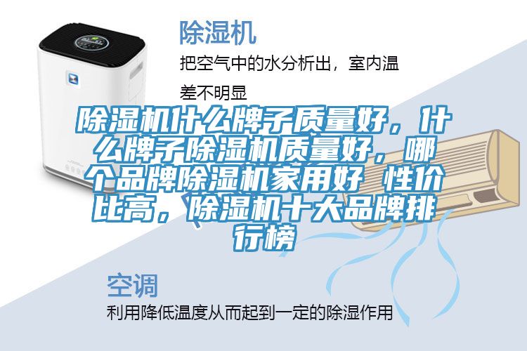 除濕機什么牌子質量好，什么牌子除濕機質量好，哪個品牌除濕機家用好 性價比高，除濕機十大品牌排行榜