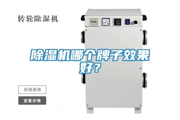 除濕機哪個牌子效果好？
