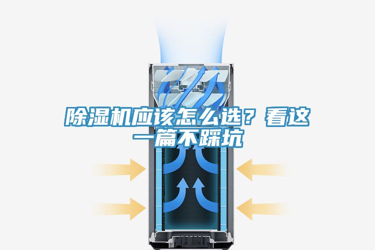 除濕機應該怎么選？看這一篇不踩坑