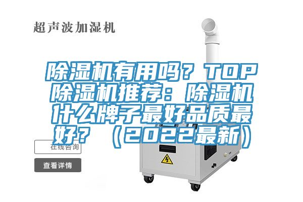 除濕機有用嗎？TOP除濕機推薦：除濕機什么牌子最好品質最好？（2022最新）