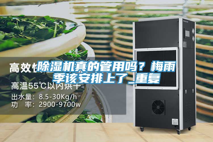 除濕機(jī)真的管用嗎?梅雨季該安排上了_重復(fù)