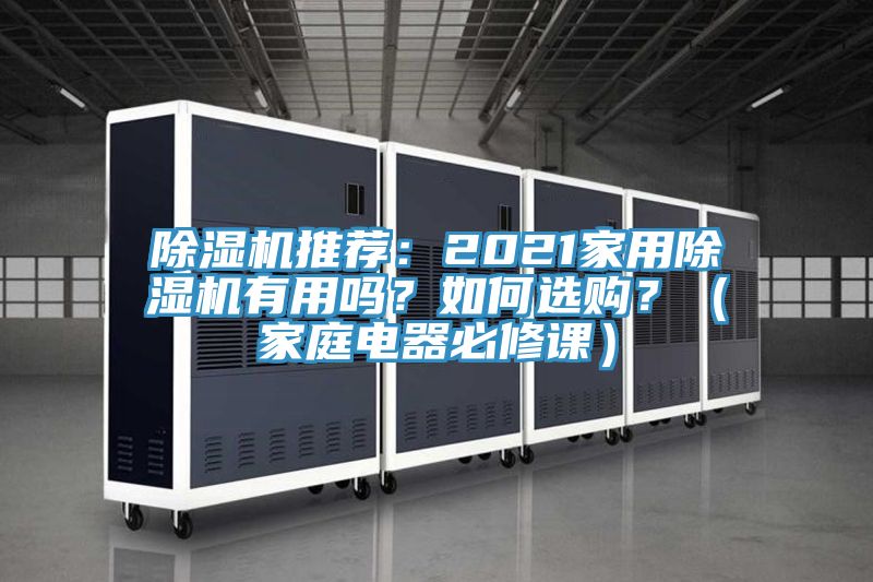 除濕機推薦:2021家用除濕機有用嗎?如何選購?(家庭電器必修課)