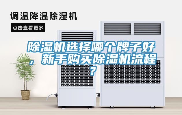 除濕機選擇哪個牌子好,新手購買除濕機流程?