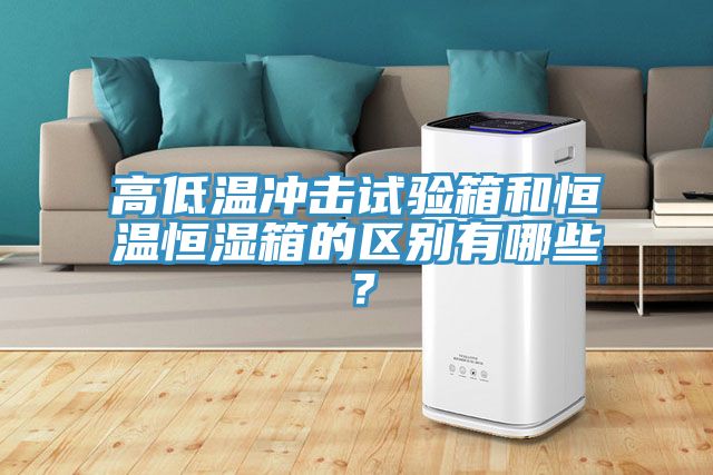 高低溫沖擊試驗(yàn)箱和恒溫恒濕箱的區(qū)別有哪些?