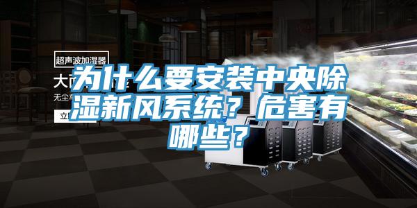 為什么要安裝中央除濕新風系統？危害有哪些？