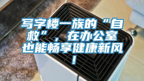 寫字樓一族的“自救”，在辦公室也能暢享健康新風(fēng)！